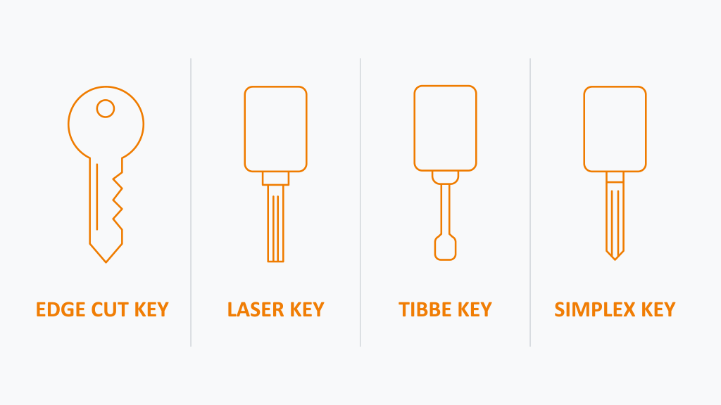 different types of keys